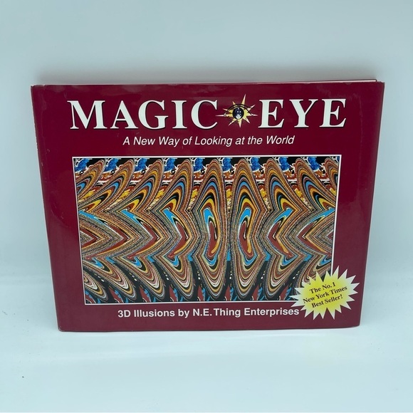Magic Eye Book Hardback Dust Jacket 1993 - Picture 1 of 8